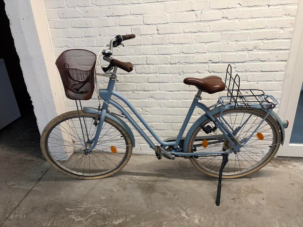 Blauwe damesfiets, Ophalen, Gebruikt, Overige merken