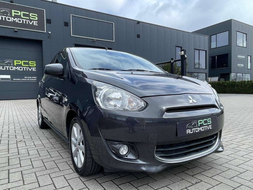 Mitsubishi Space Star 1.2 Benzine / 70.000 km / 12 mnd Waarb, Autos, Mitsubishi, Achat, Entreprise, Boîte manuelle, Noir