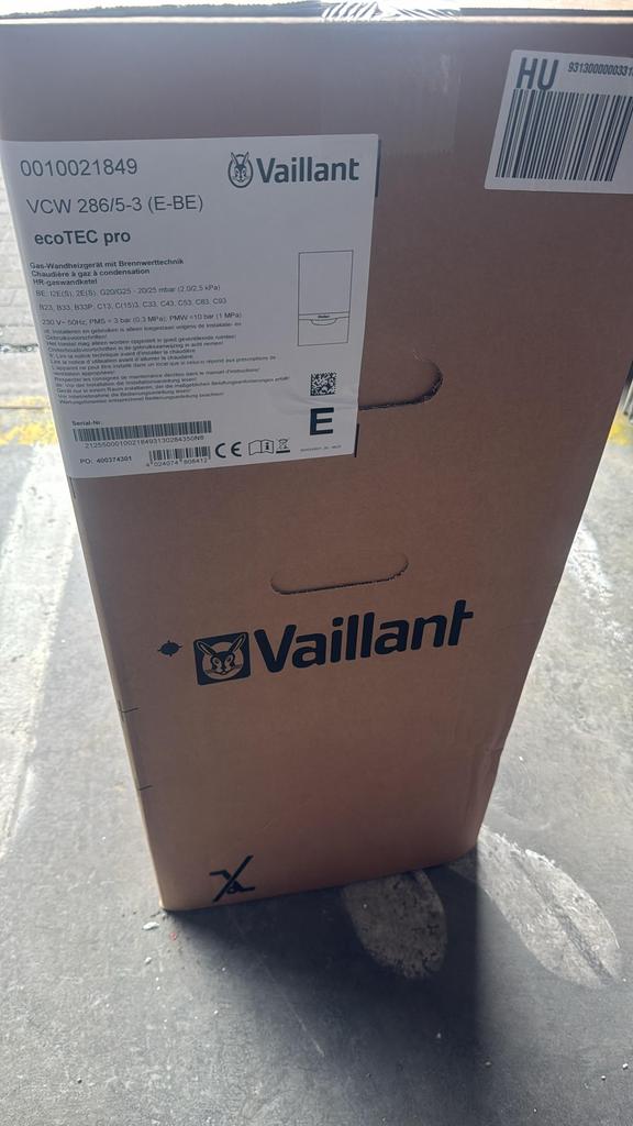Vaillant eco tec pro VCW 286, Ophalen, Nieuw