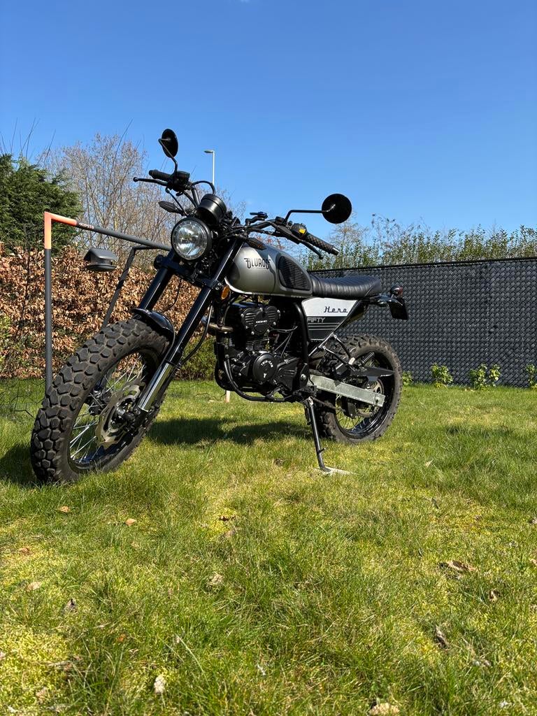 Bluroc/bullit hero 50, Fietsen en Brommers, Brommers | Overige merken, Ophalen, 50 cc, 5 versnellingen, Klasse B (45 km/u)