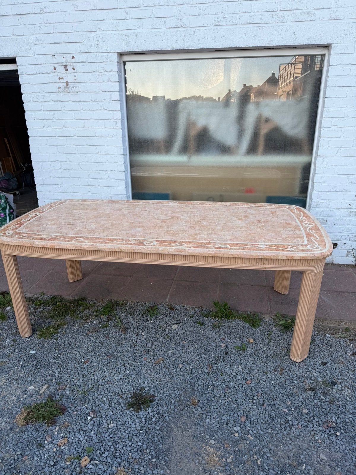 tafel, Huis en Inrichting, Tafels | Eettafels, Ophalen, Zo goed als nieuw