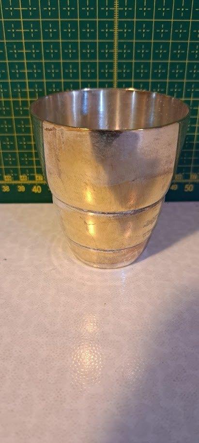 Verzilverde beker, Antiek en Kunst, Ophalen of Verzenden, Zilver