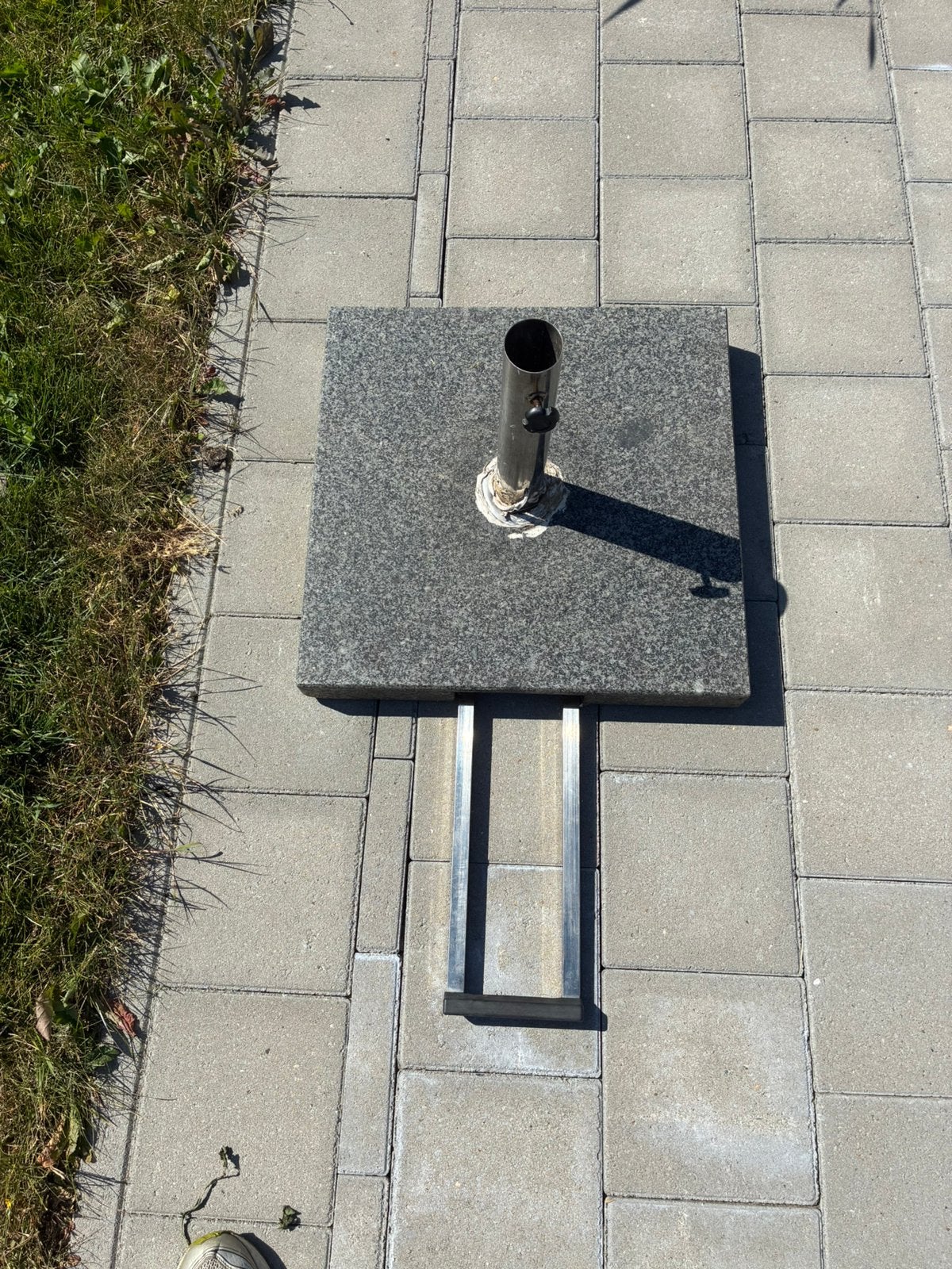 Zware parapluvoet, Ophalen, Gebruikt, Minder dan 1 meter, Parasolvoet