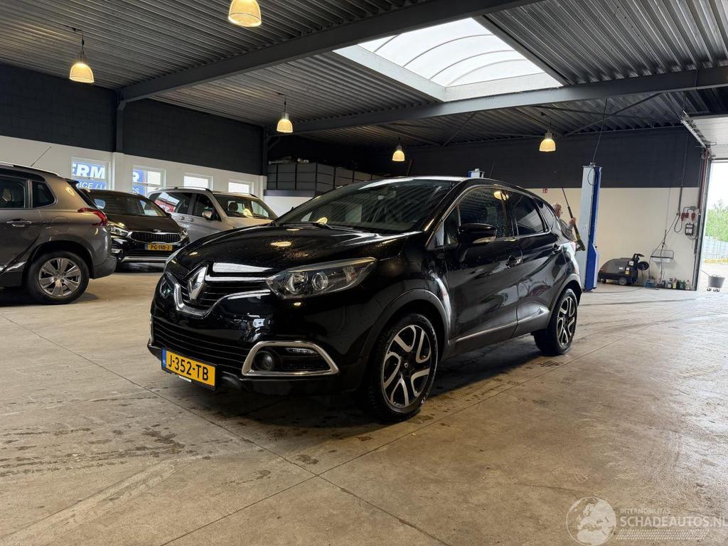 Renault Captur 1.2 TCe Dynamique (bj 2014, automaat), Auto diversen, Ongevalwagen, Automaat, Renault, Zwart, SUV of Terreinwagen