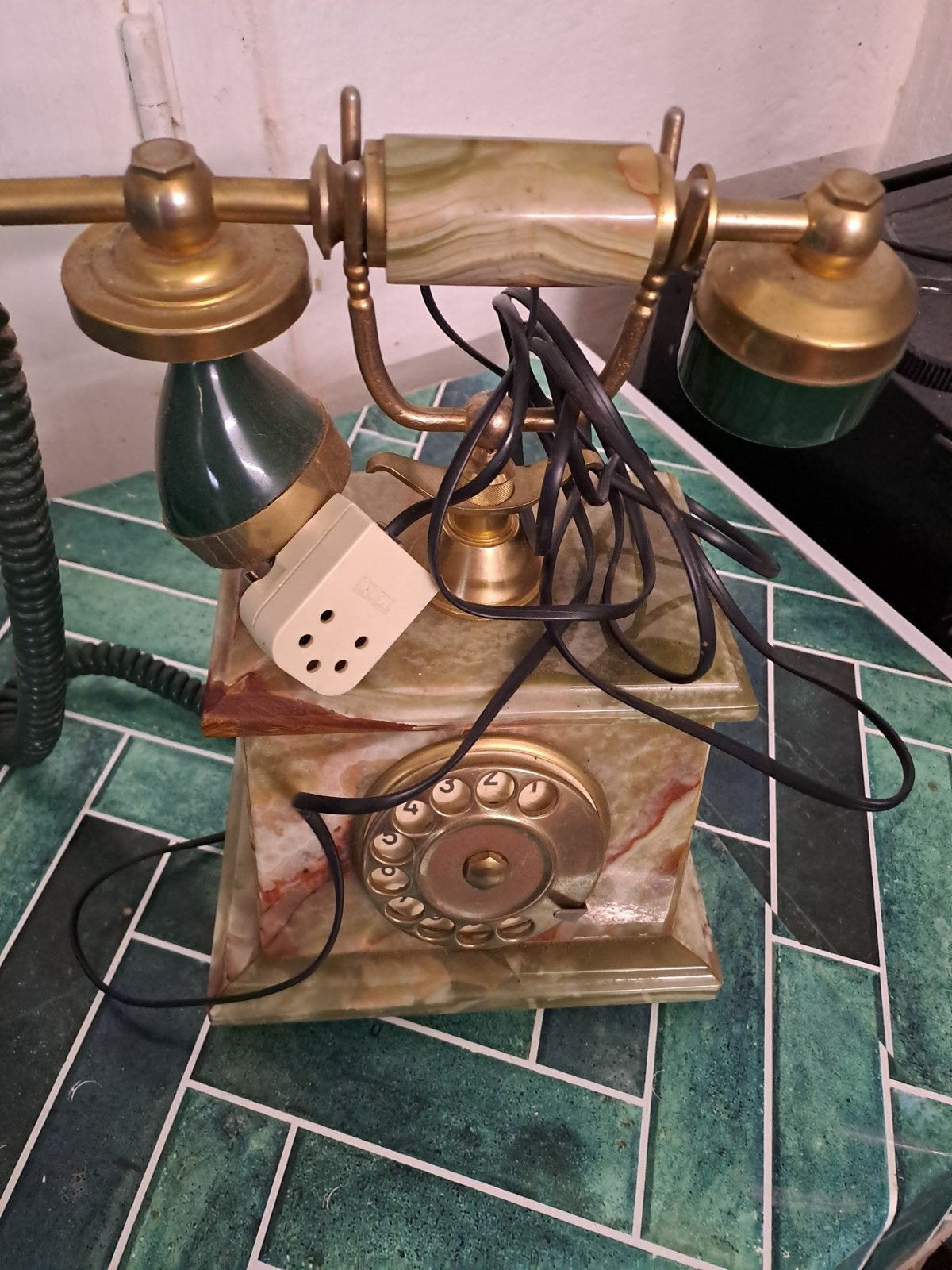 à vendre ancien téléphone en marbre, Enlèvement