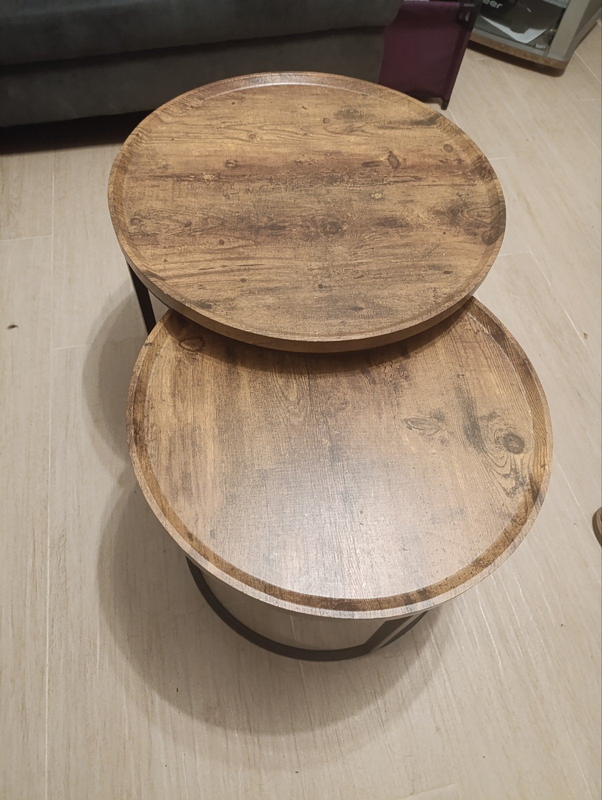 a vendre 2 table de salon, Maison & Meubles, Enlèvement