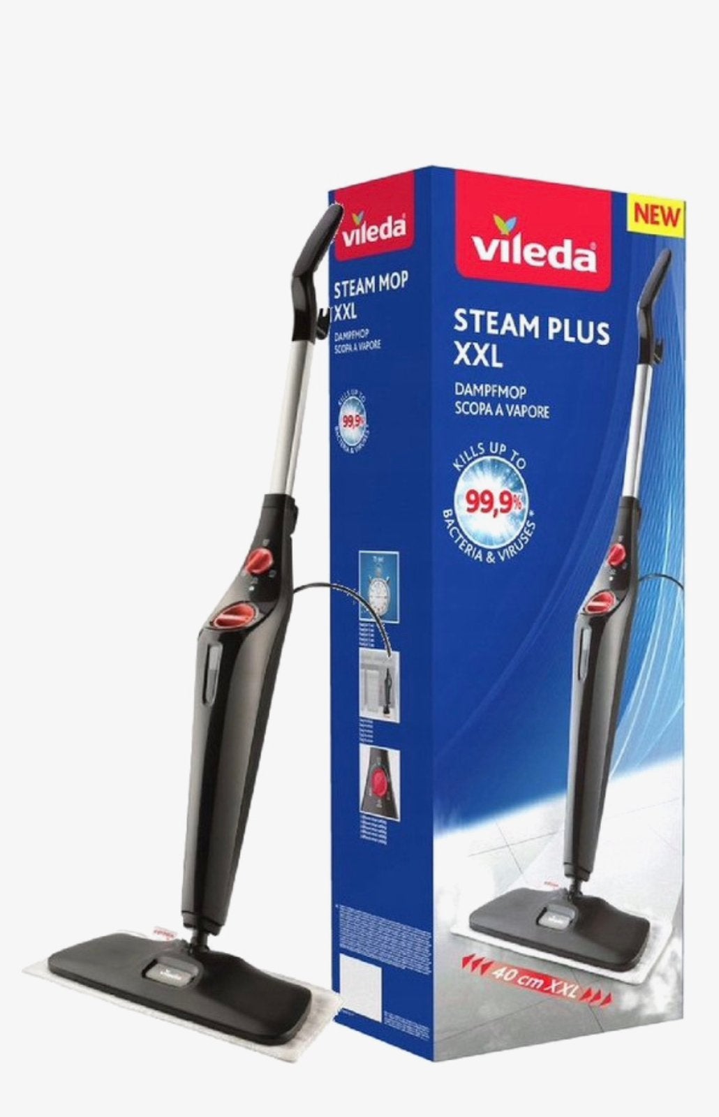 Steam XXL is de nieuwe stoomreiniger van Vileda, Elektronische apparatuur, Stoomapparaten, Ophalen, Zo goed als nieuw, Stoomreiniger