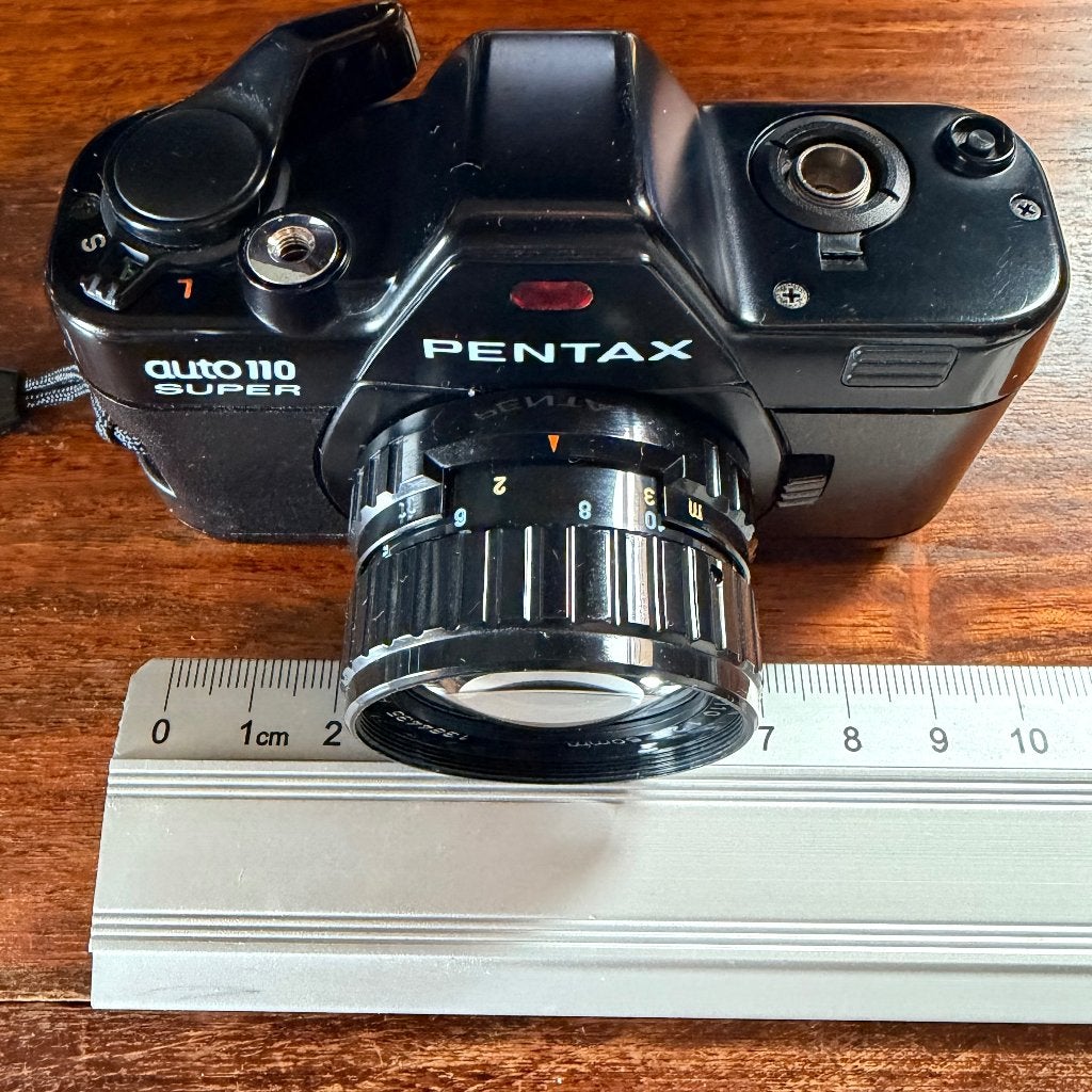 Pentax Auto 110 Super, Audio, Tv en Foto, Fotocamera's Analoog, Ophalen of Verzenden, Gebruikt, Spiegelreflex, Pentax