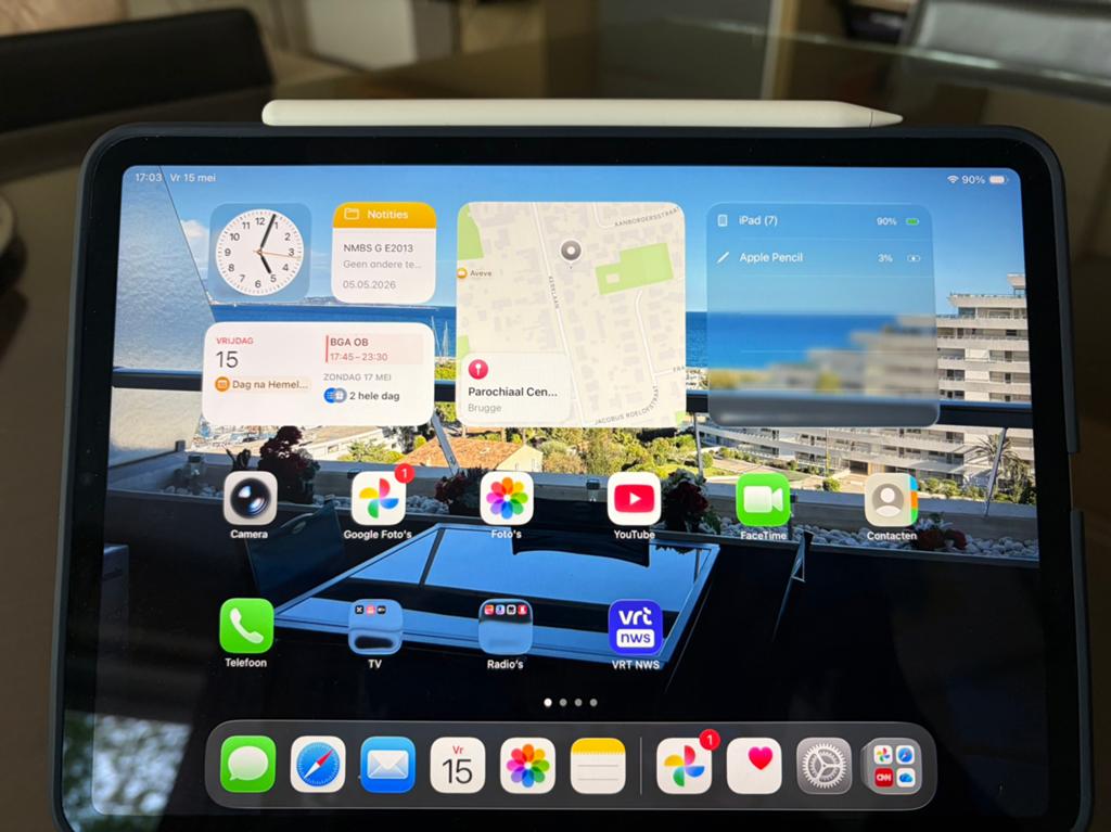 IPad 11 inch Pro blauw, Computers en Software, Apple iPads, Ophalen, Blauw, 11 inch, Zo goed als nieuw