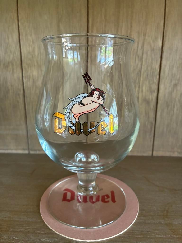 Duvel glas hopduvelin, Verzamelen, Ophalen, Zo goed als nieuw, Duvel