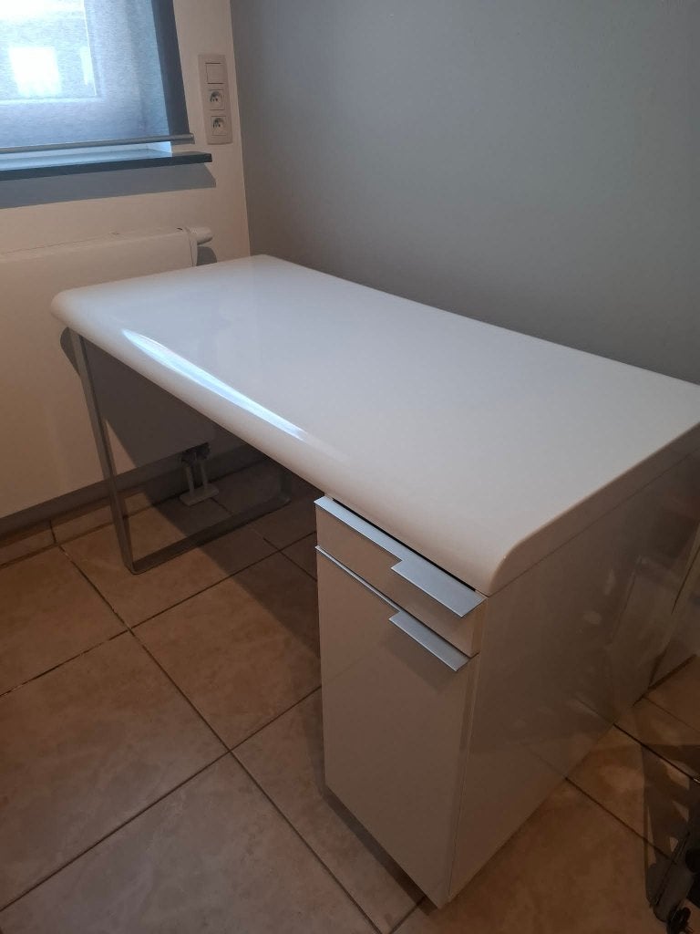 bureau blanc, Maison & Meubles, Autres marques, Bureau d'ordinateur, 120 cm, Autres styles