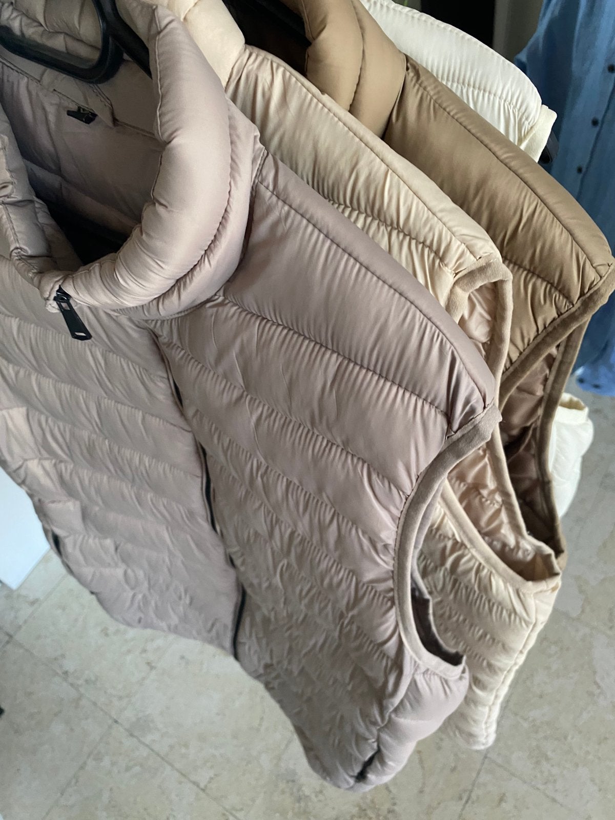 Bodywarmer jassen jas heren new, Kleding | Heren, Jassen | Zomer, Verzenden, Zo goed als nieuw, Beige