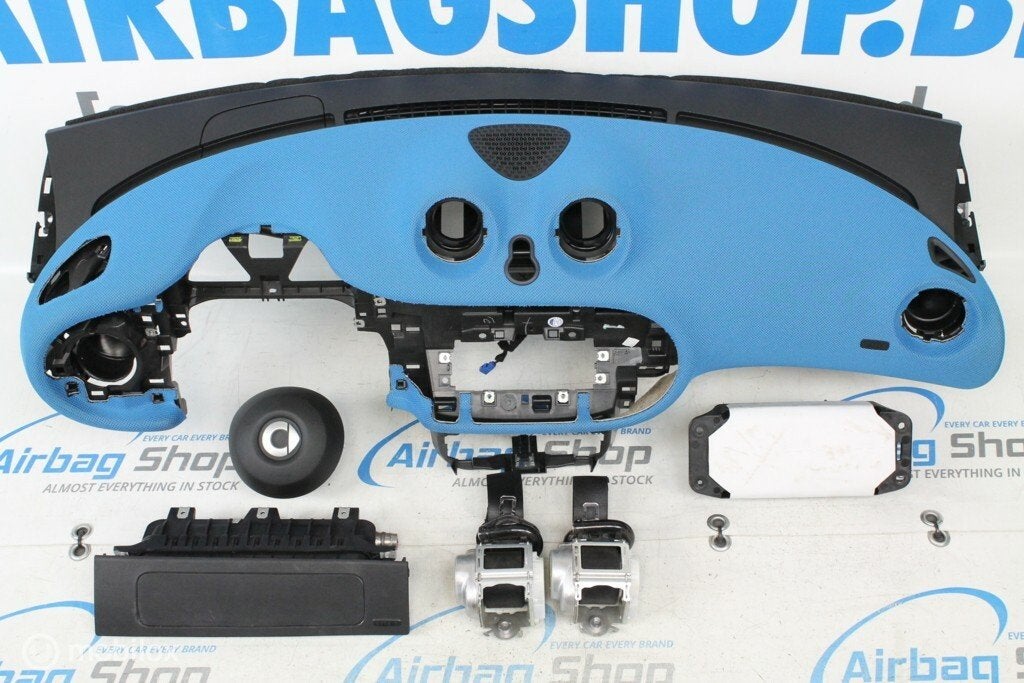 Airbag kit Tableau de bord bleu Smart Fortwo 453 2014-.., Autos : Pièces & Accessoires, Enlèvement ou Envoi, Utilisé