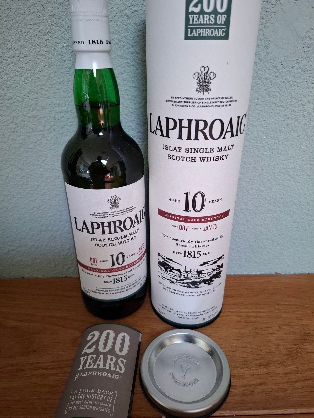 Laphroaig batch 007, Verzamelen, Ophalen