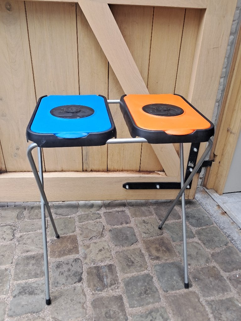 Afval sorteerbak, Ophalen, Gebruikt