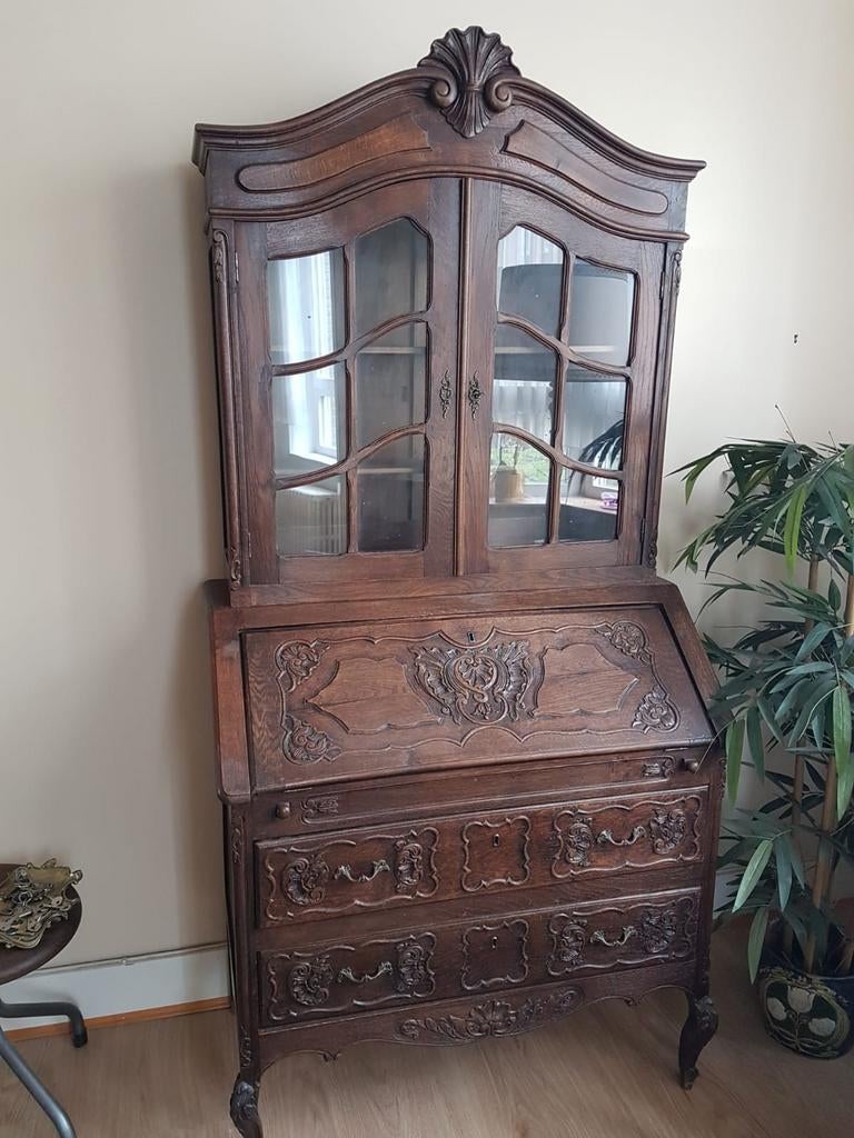 Bureau secrétaire, Antiek en Kunst, Antiek | Meubels | Kasten, Ophalen