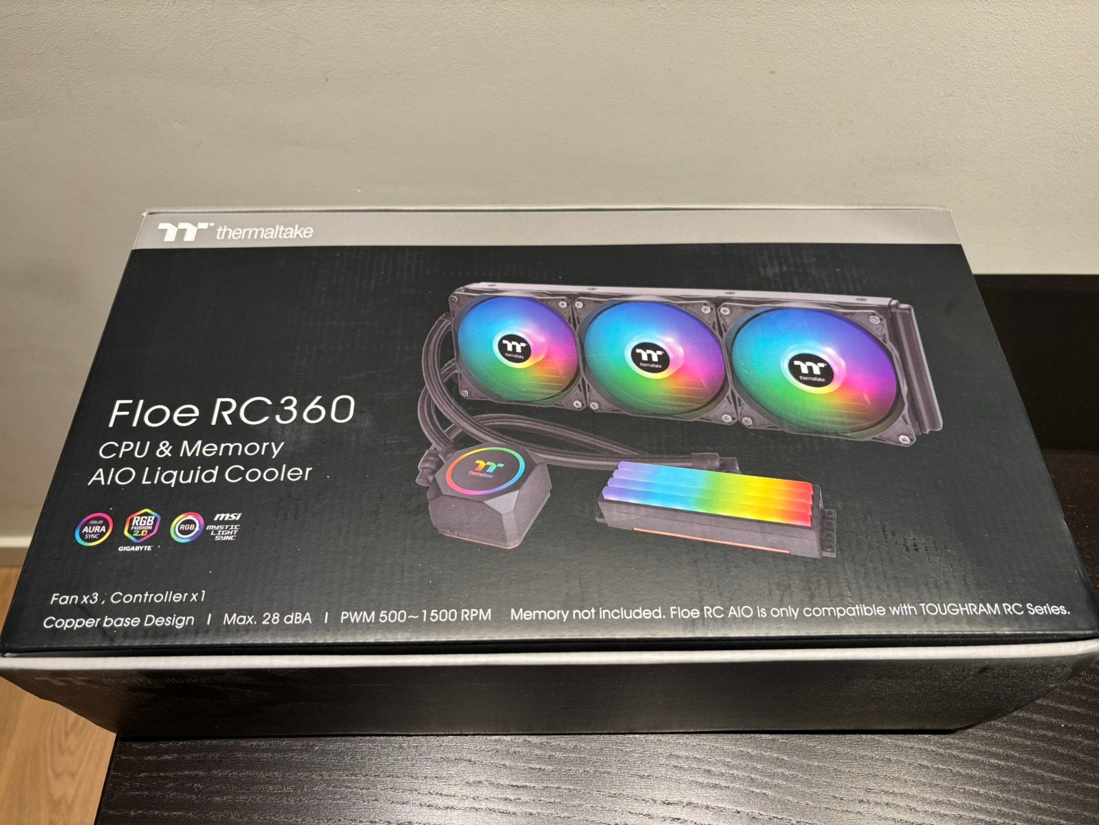 Thermaltake Floe RC360 CPU & Memory AIO Liquid cooler NEW, Computers en Software, Computerkoelers, Ophalen of Verzenden, Nieuw