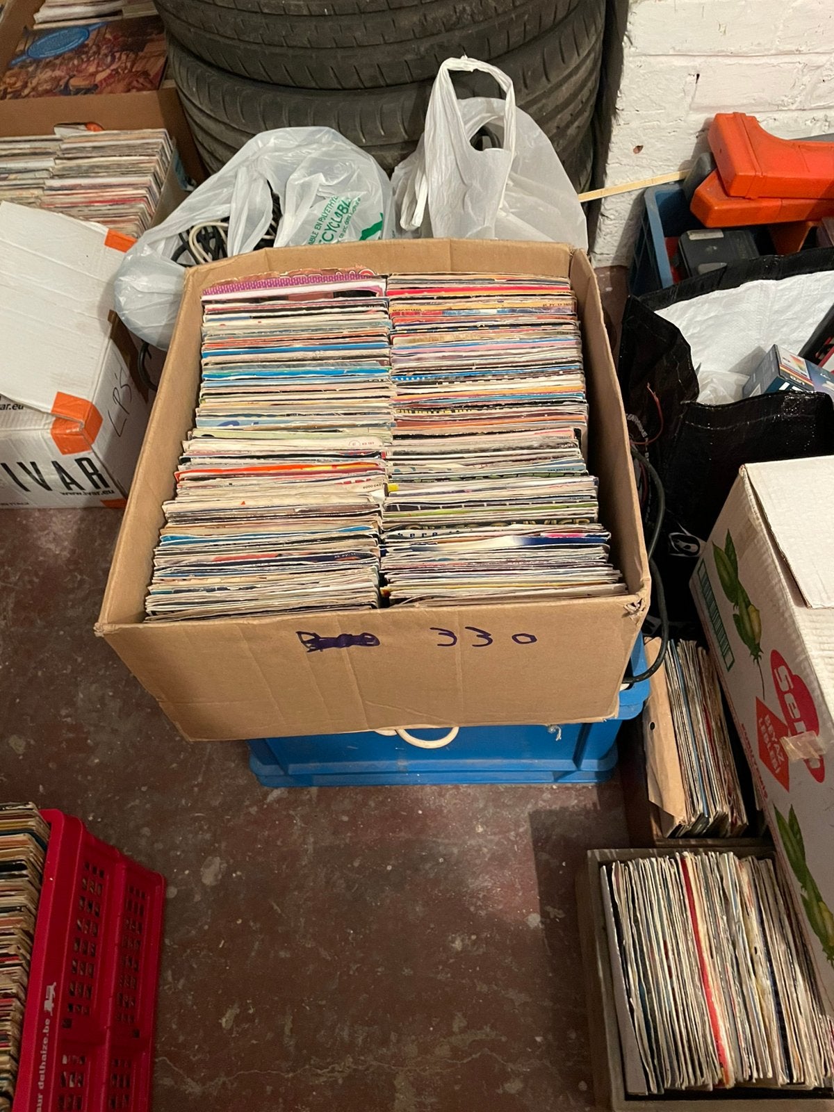 Lot vinyles singles 45 tours, CD & DVD, Enlèvement, Comme neuf