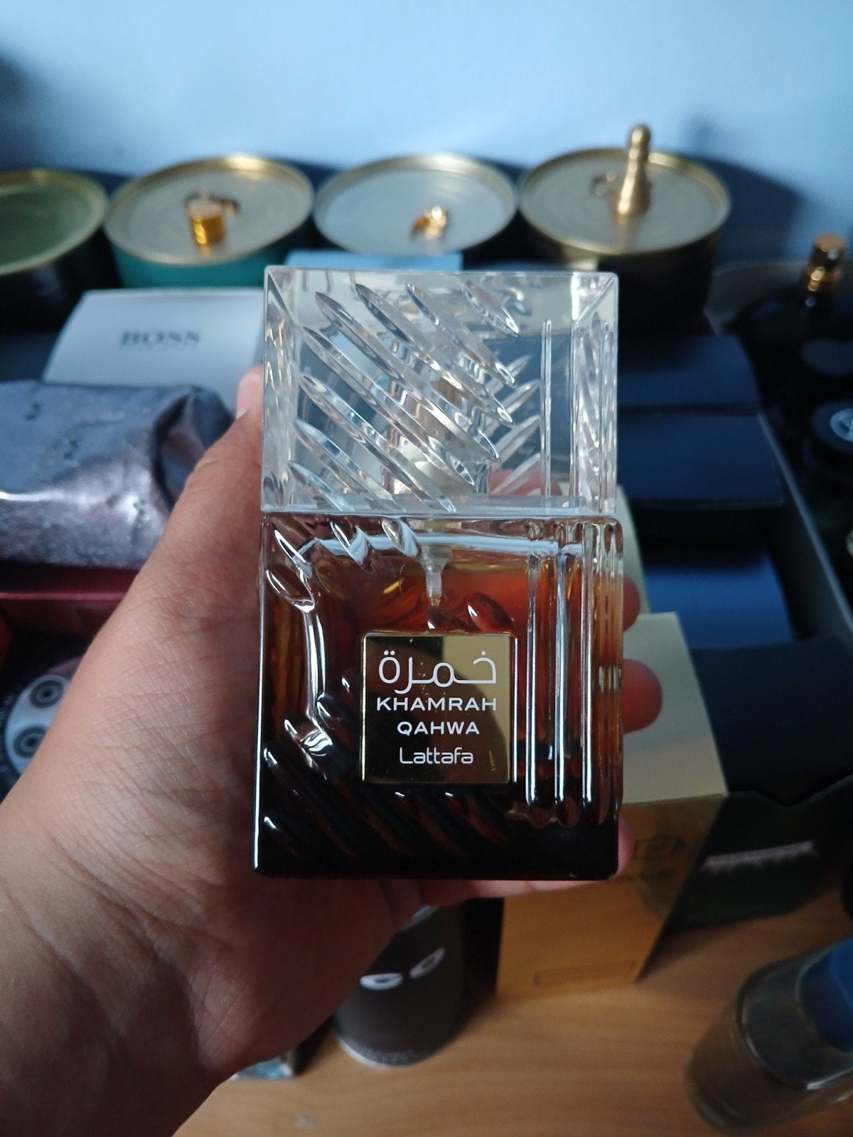 Lattafa Khamrah Qawa, Ophalen, Gebruikt