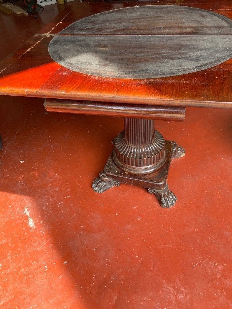 Kaarttafel, Enlèvement