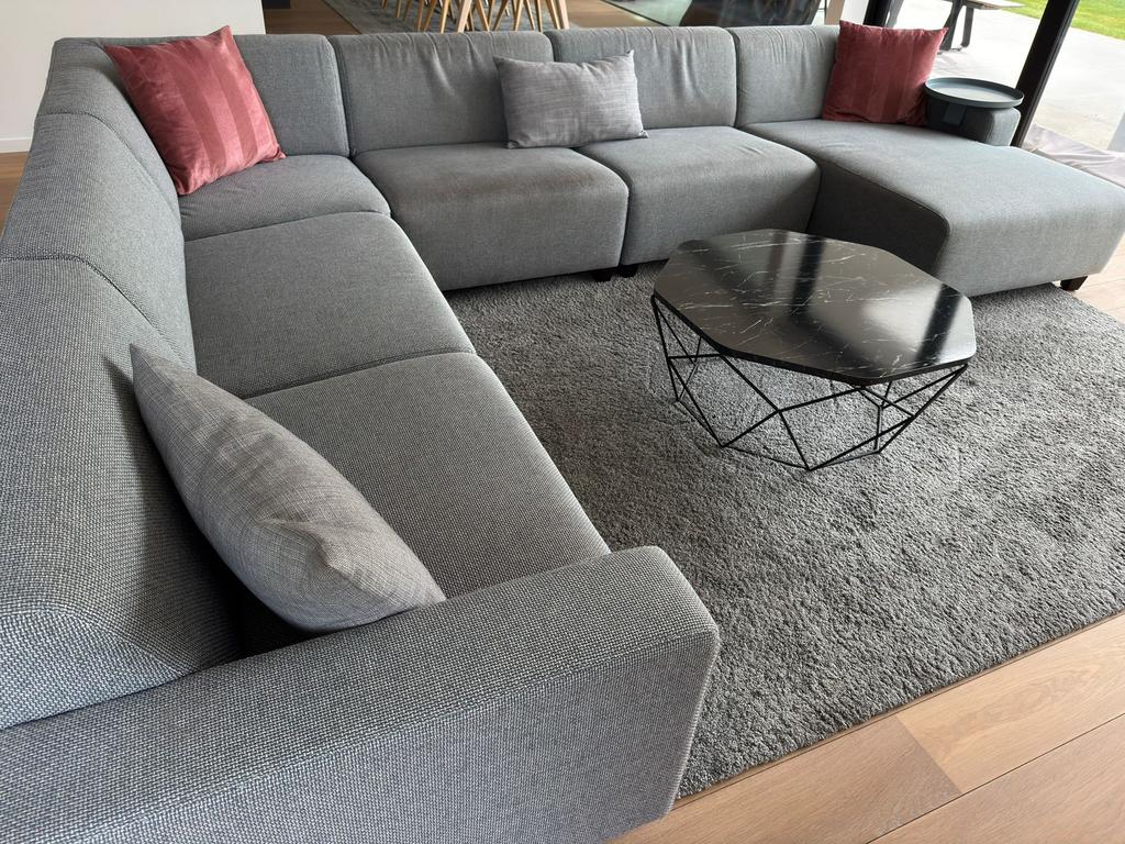 Hoekzetel, Maison & Meubles, Canapés | Coins salons complets, Utilisé, Tissus, Enlèvement