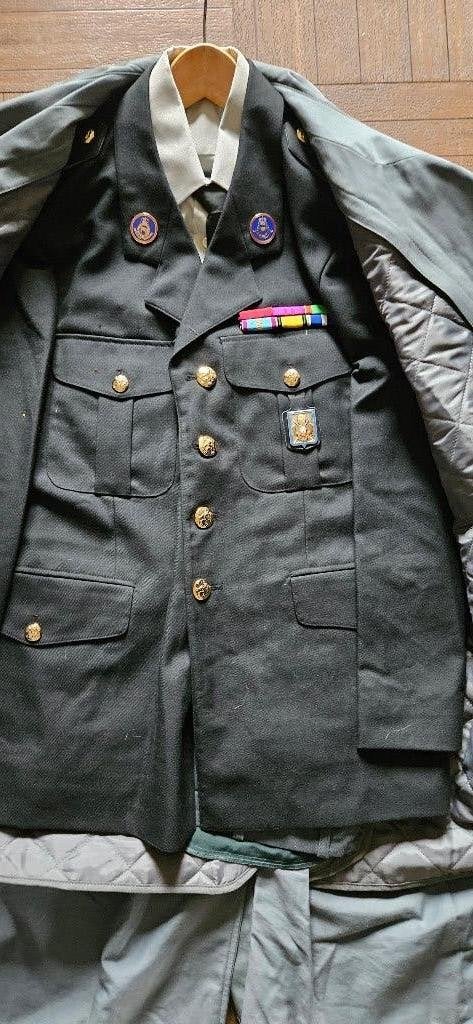 Volledig uniform officier ABL., Collections, Objets militaires | Général, Armée de terre, Enlèvement ou Envoi