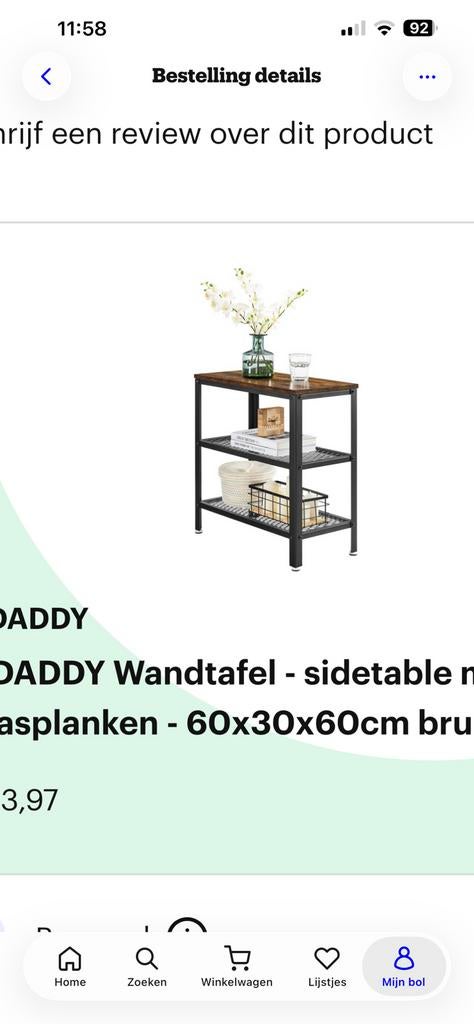 Twee bijzettafels, Ophalen, Zo goed als nieuw