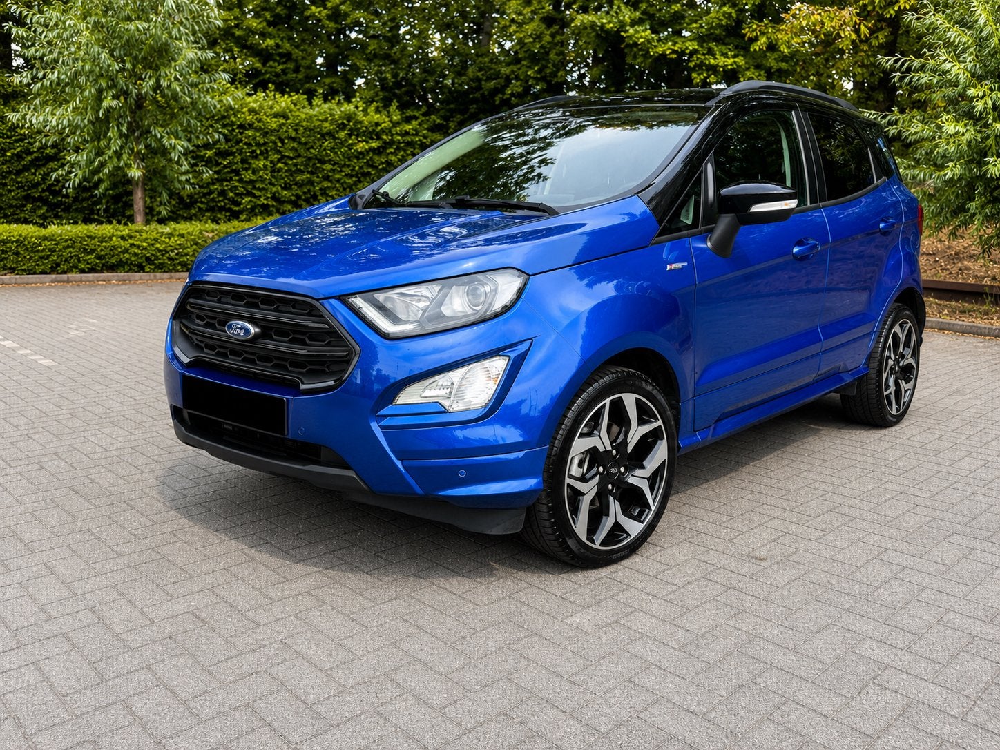 Ford EcoSport ST-Line 1.0 EcoBoost – 2018 –115.000 km, Auto's, Ecosport, Blauw, Bedrijf, Handgeschakeld