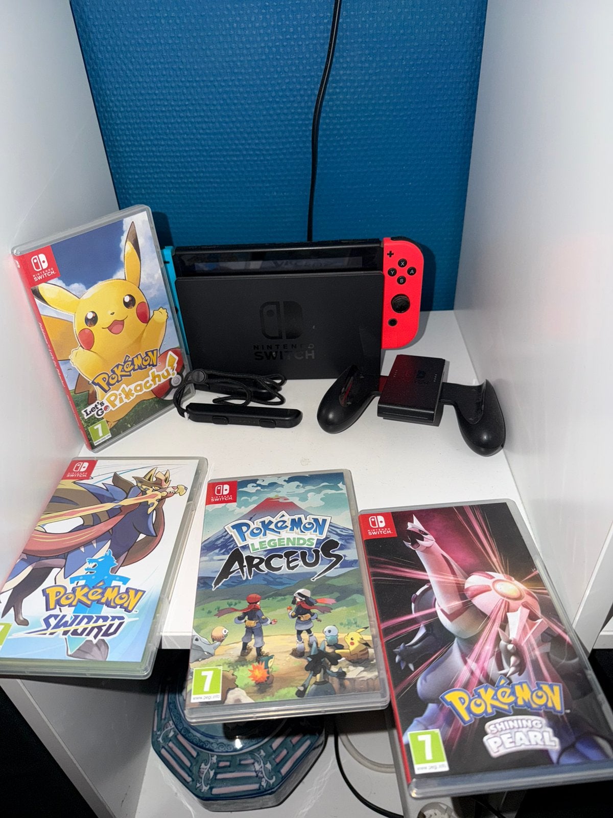 Nintendo switch met 4spellen+nintendo labo, Consoles de jeu & Jeux vidéo, Enlèvement, Comme neuf