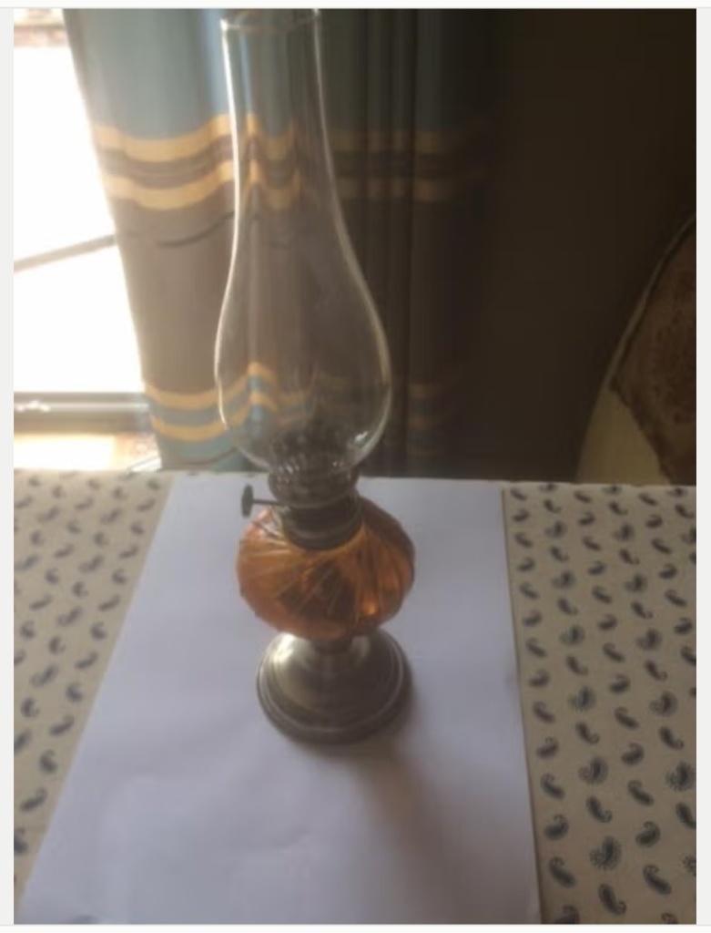 Petroliumlamp, Antiek en Kunst, Ophalen of Verzenden