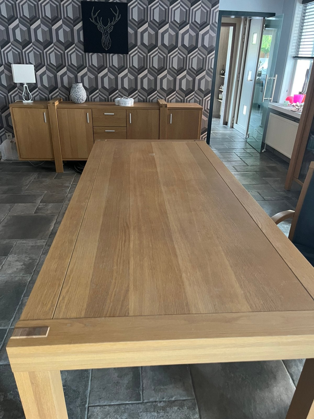 Table et 6 chaises, Maison & Meubles, Mobilier complet, Enlèvement