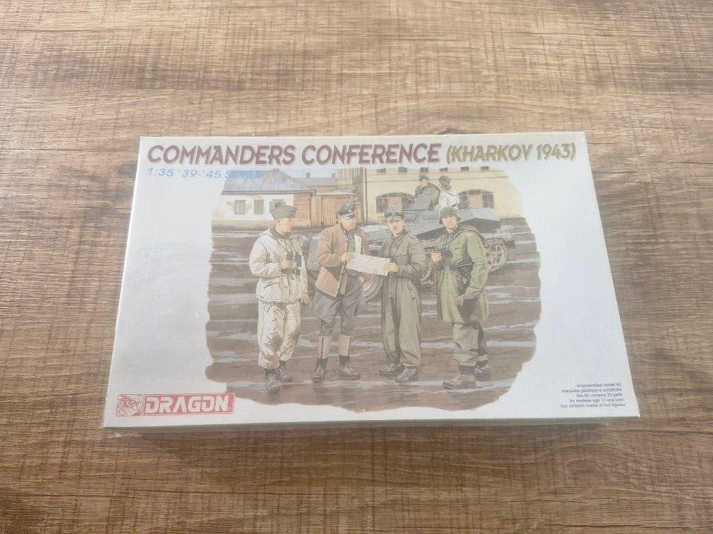 Dragon 1/35 Commanders Conference Kharkov 1943, Enlèvement ou Envoi, Neuf, 1:35 à 1:50, Personnage ou Figurines