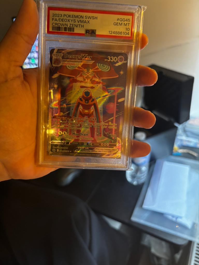 Pokémon Deoxys VMax PSA 10 - Couronne Zénith, Collections, Machines | Machines à sous, Enlèvement ou Envoi, Comme neuf
