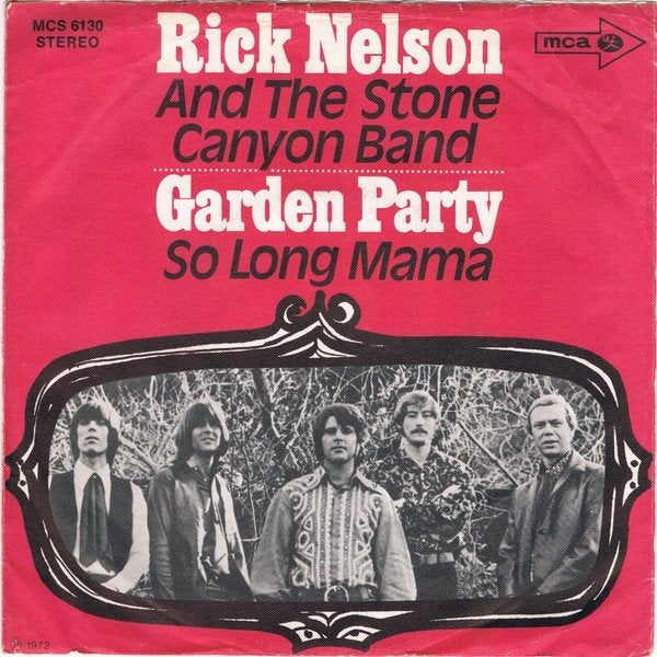 vinylsingle rick nelson--garden party----, Ophalen of Verzenden, Gebruikt, 7 inch, Pop