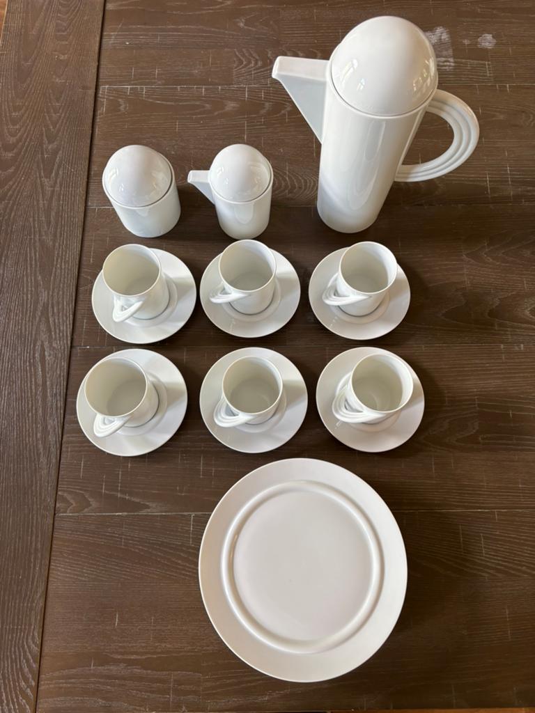 Koffieservies met dessertborden(6)Rosenthal by Mario Bellini, Antiek en Kunst, Ophalen