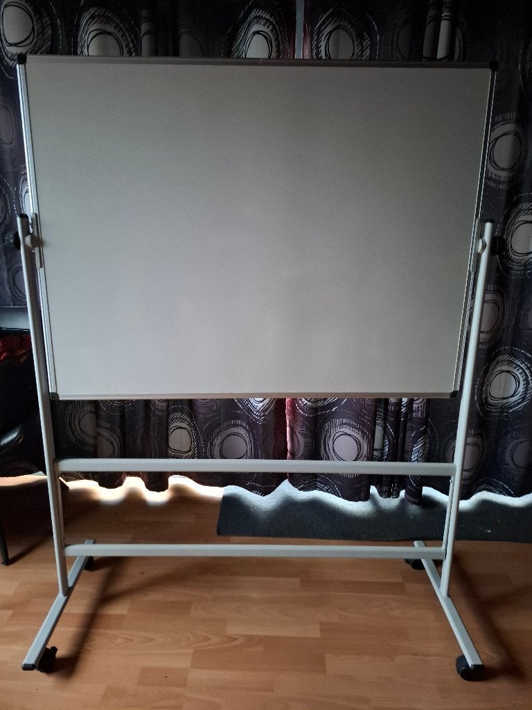 Whiteboard op wielen, Ophalen, Mobiel, Gebruikt, Whiteboard