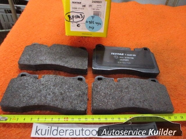 Remblokken voorzijde Audi A3 RS TT RS Cupra VW touareg BP114, -, -, Nieuw, Ophalen of Verzenden