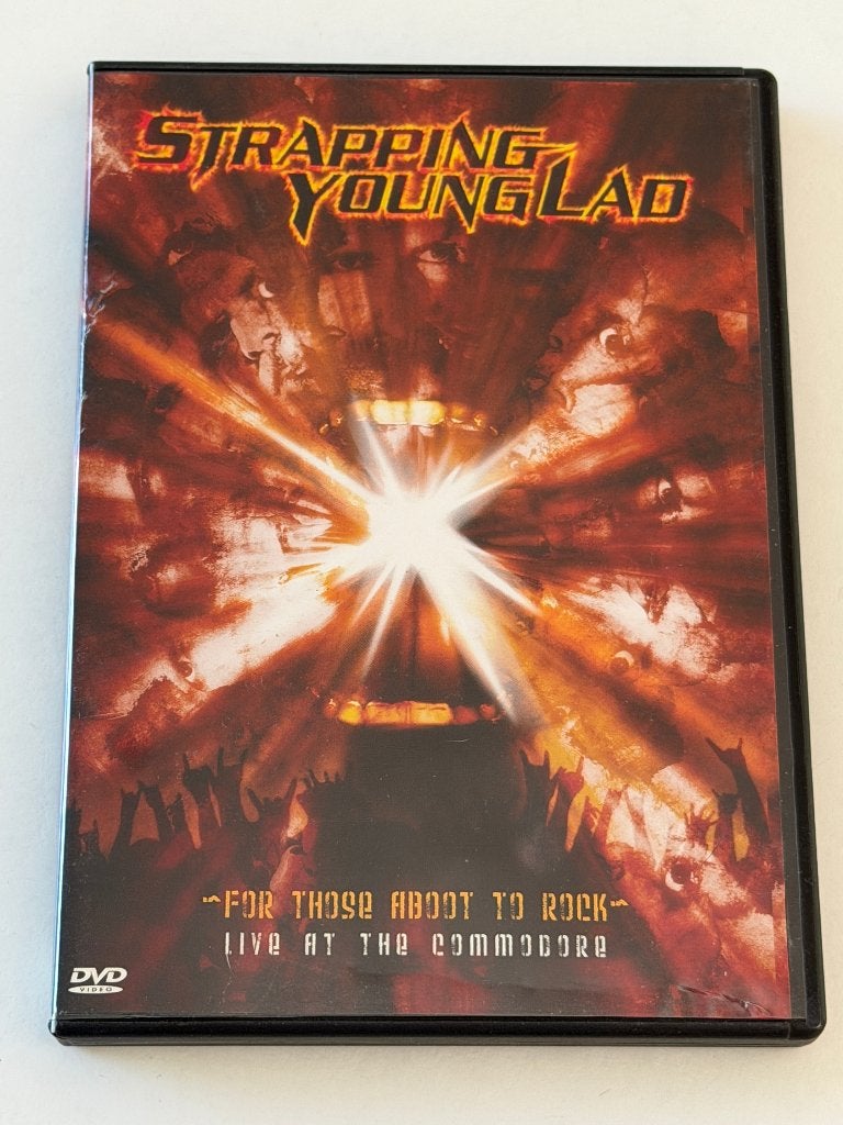 Strapping Young Lad – For Those Aboot To Rock (Live) DVD, Alle leeftijden, Ophalen of Verzenden, Gebruikt, Muziek en Concerten