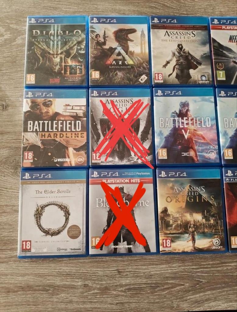 Ps 4 games, Ophalen, Gebruikt