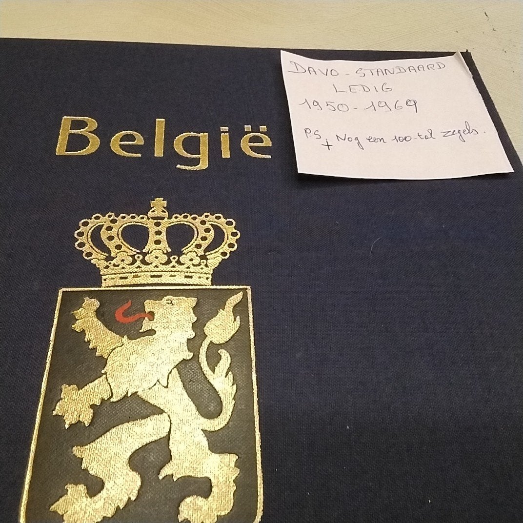 ALBUM BELGE Ledig DAVO STANDARD 1950/1969, Enlèvement ou Envoi