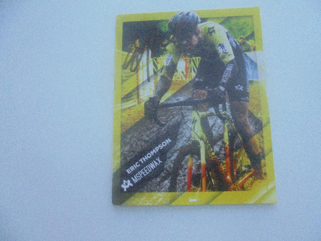 wielrenner - eric thompson, Verzamelen, Verzenden, 1980 tot heden, Zo goed als nieuw, Foto