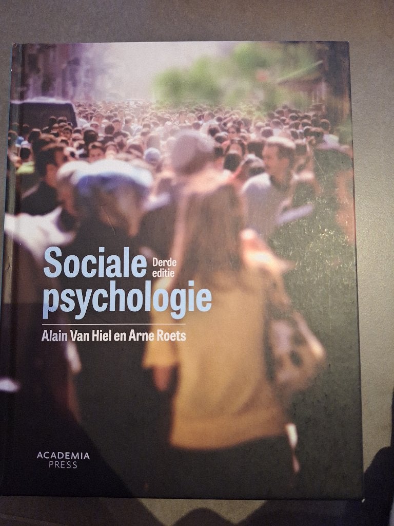 Sociale Psychologie, Enlèvement ou Envoi, Comme neuf, Psychologie sociale, Academia Press