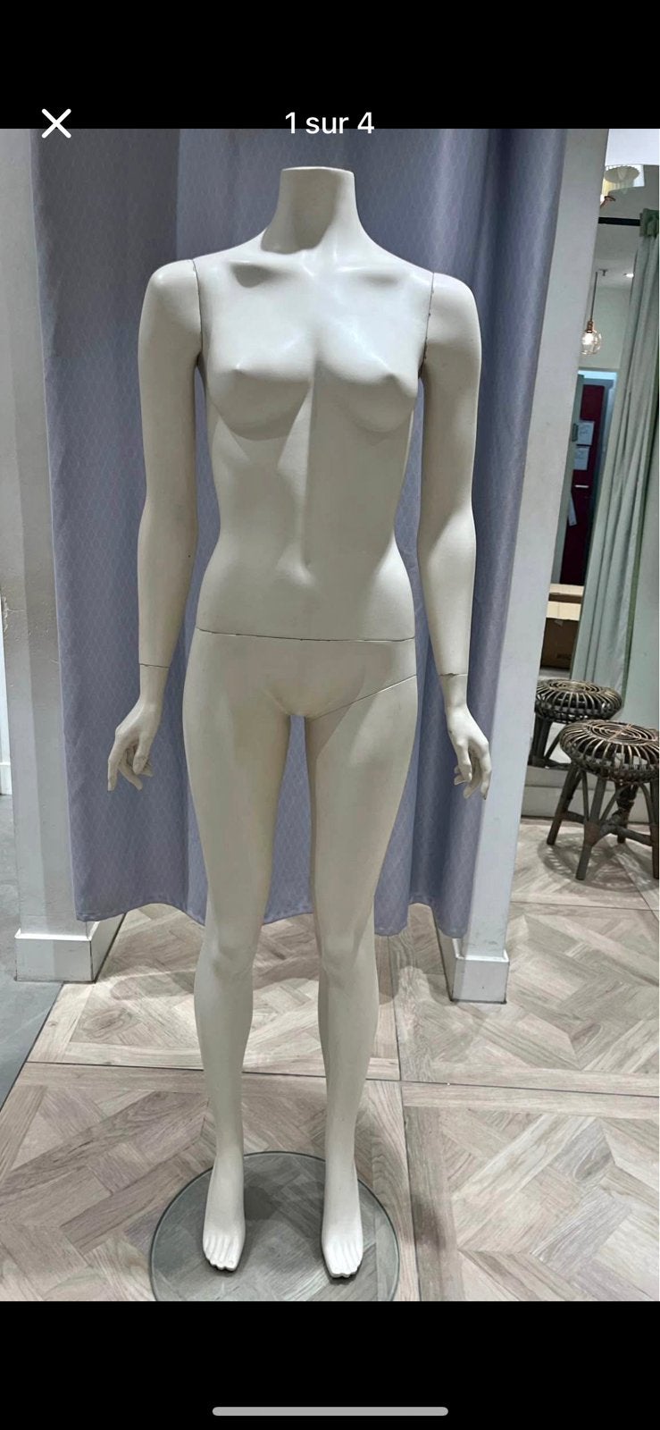 Mannequin d’exposition, Enlèvement, Comme neuf