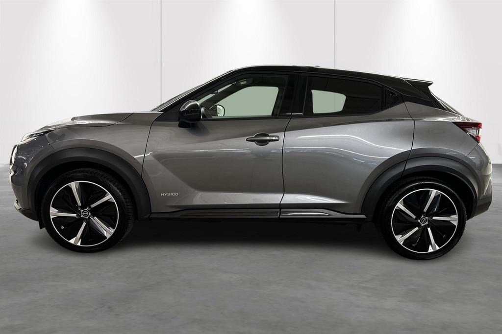 Nissan Juke 1.6 Hybrid 145 N-Design (automatique), Argent ou Gris, 750 kg, 109 g/km, 105 kW
