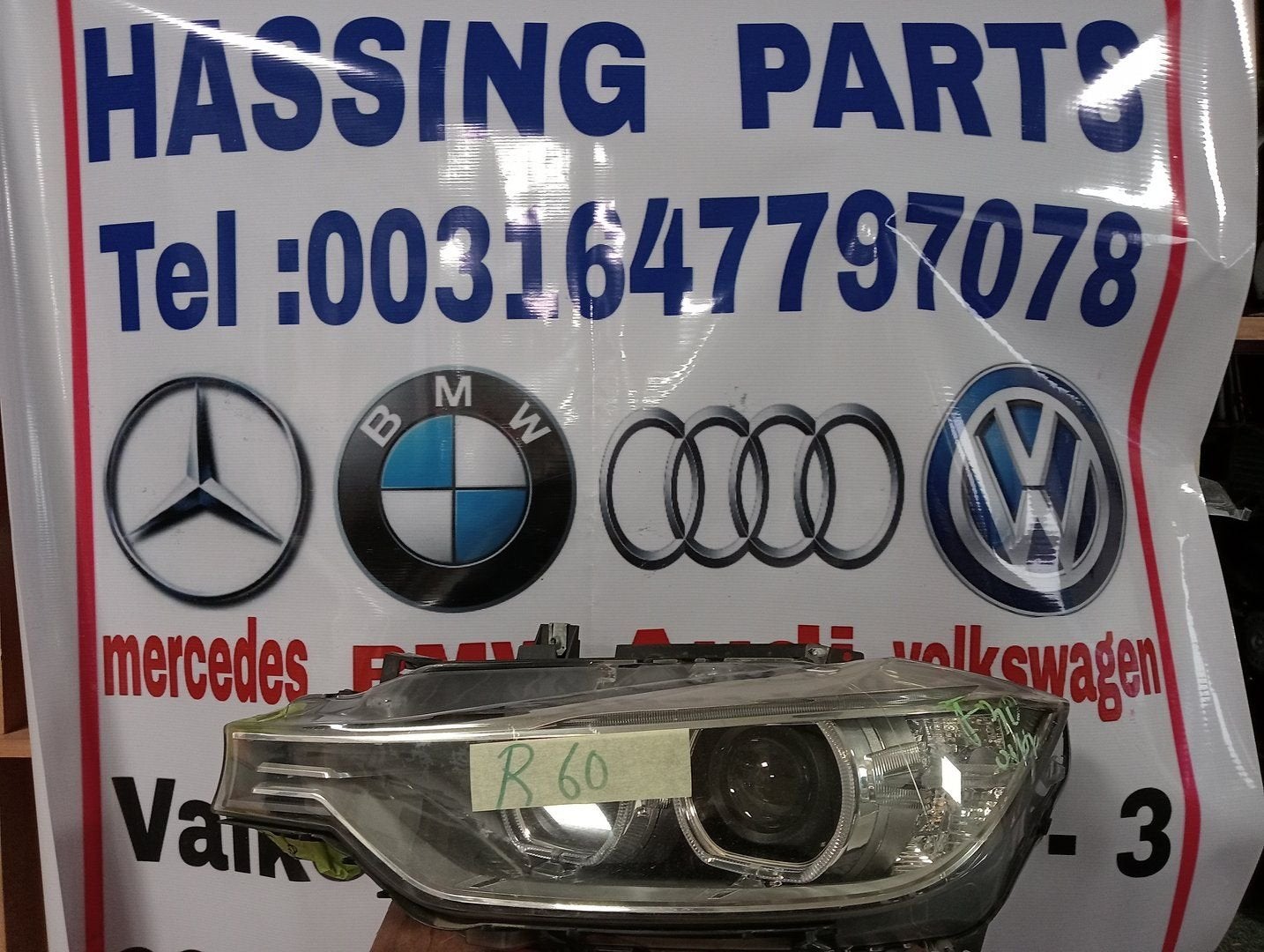BMW 3 SERIE F30 F31 XENON LED KOPLAMP LINKS, Gebruikt, -, -, Ophalen of Verzenden
