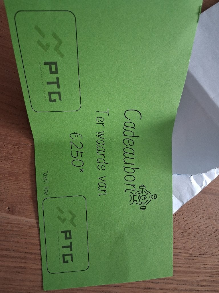 Cadeaubon PTG Roeselare, Tickets en Kaartjes, Cadeaubon, Overige typen