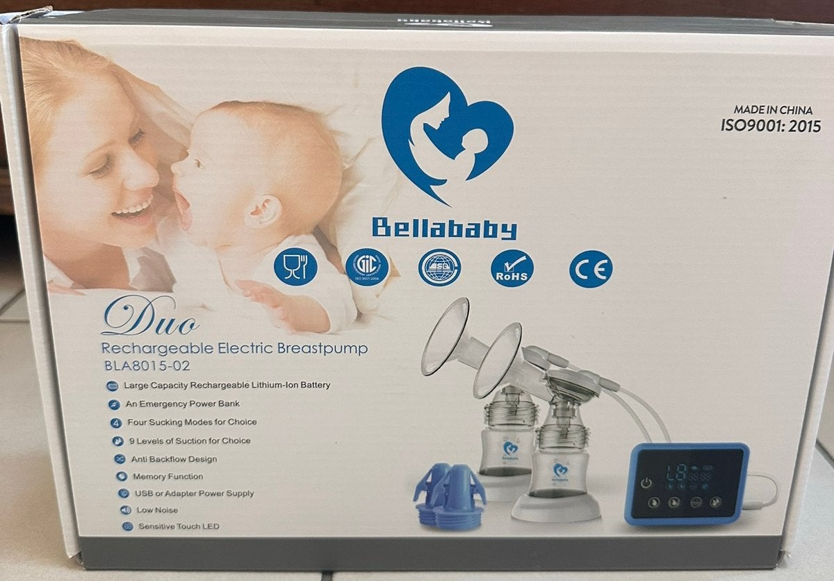 Tire-lait électrique double Bellababy – comme neuf, Enlèvement, Comme neuf