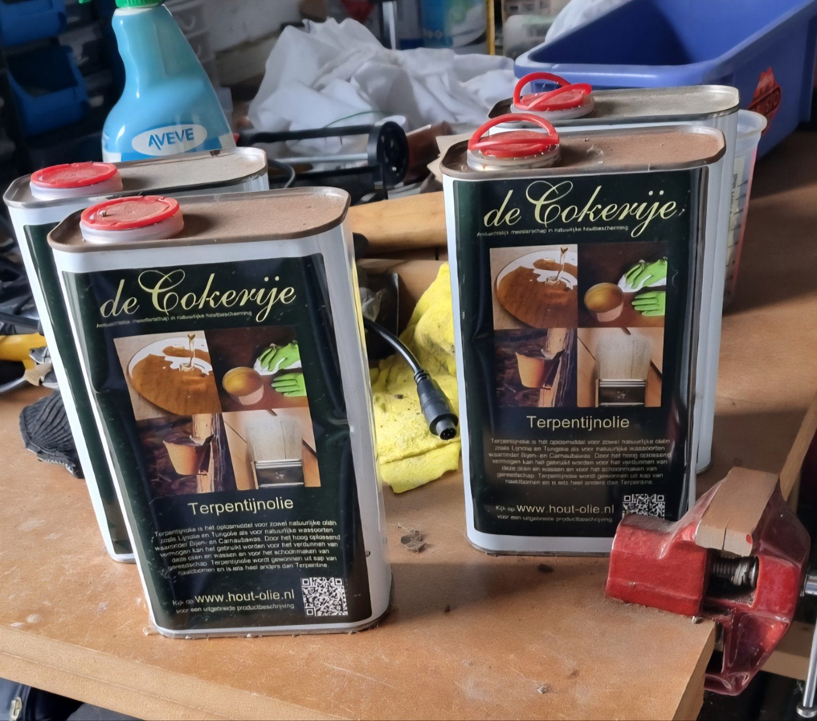 Lijnolie cockerije, Ophalen