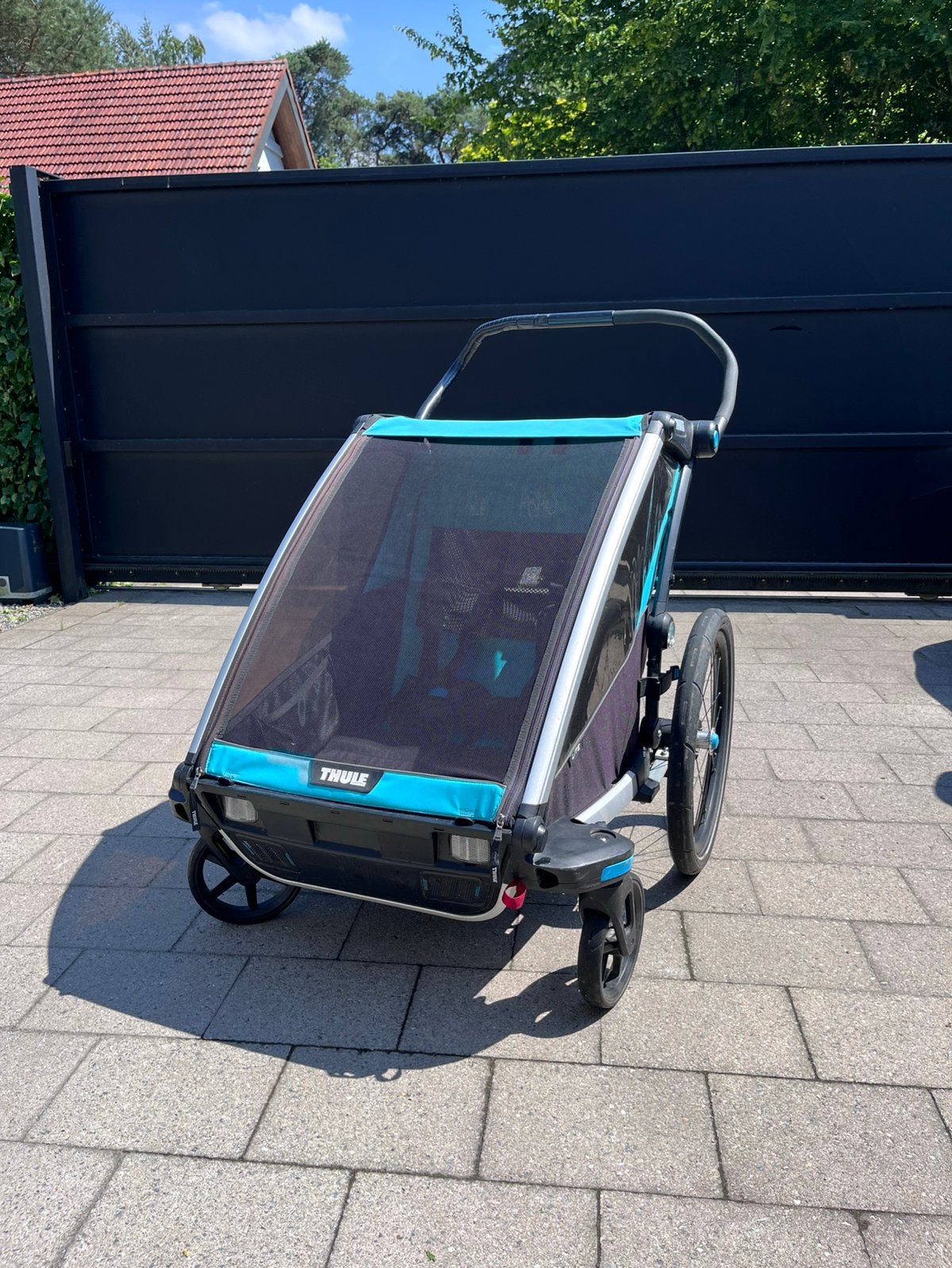 Thule chariot lite 2 double, Fietsen en Brommers, Ophalen, Gebruikt, Kinderkar