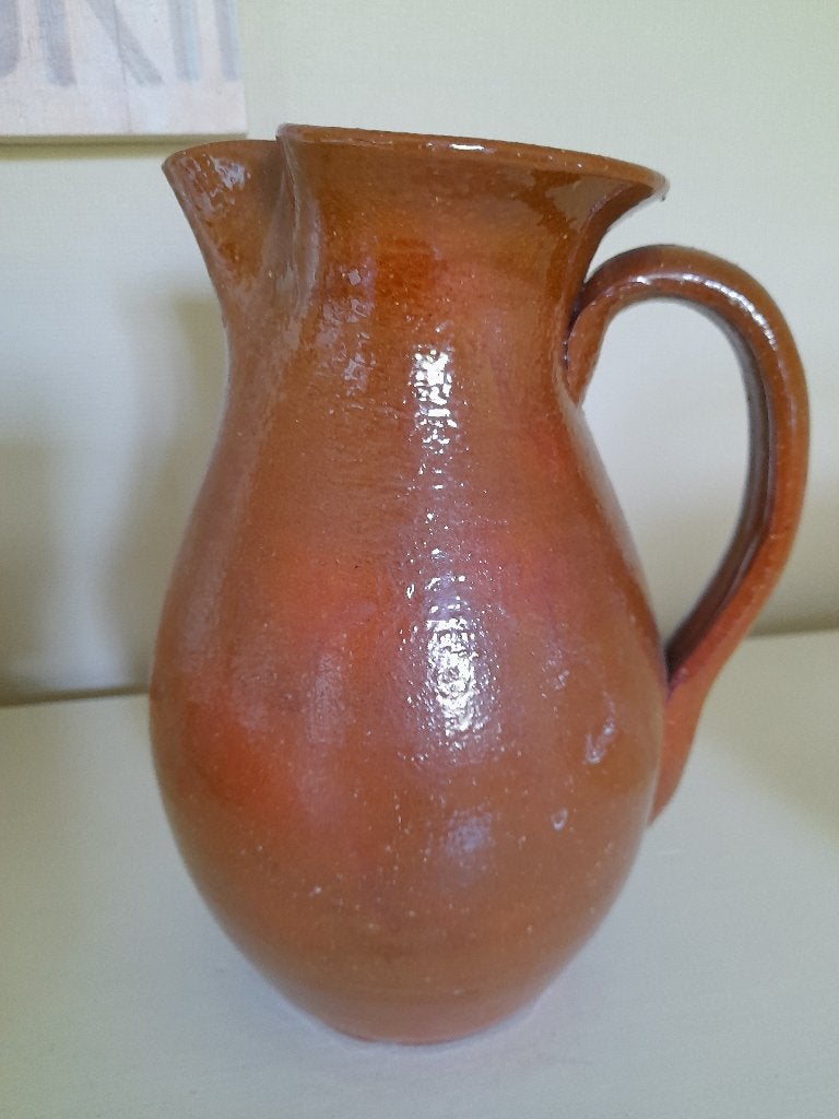 keramische kan met 8 kopjes, Huis en Inrichting, Keuken | Servies, Keramiek, Overige typen, Ophalen of Verzenden, Zo goed als nieuw